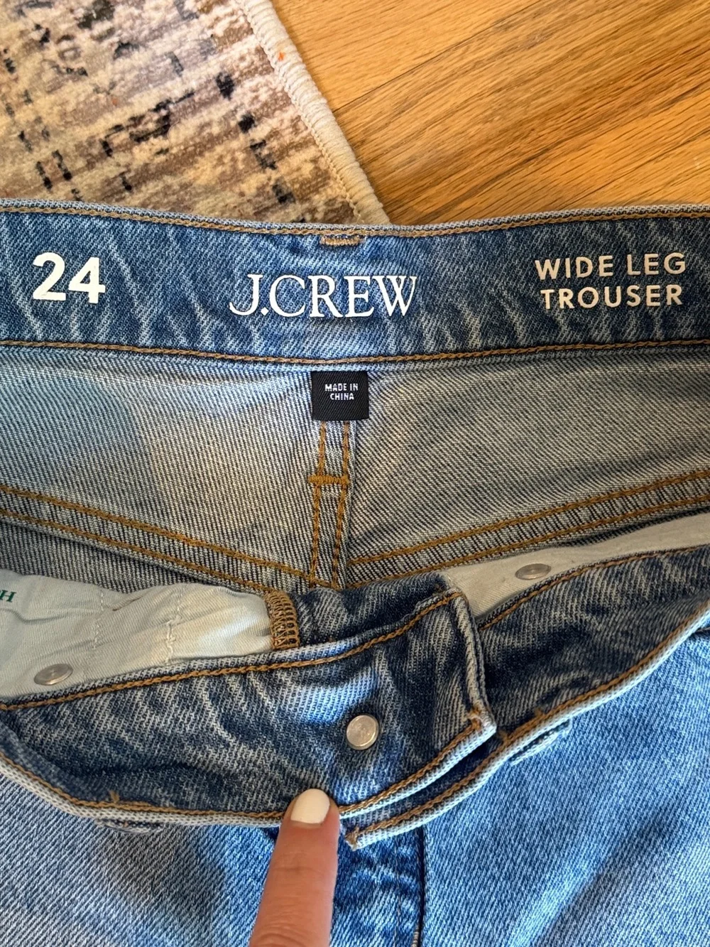 J. Crew Denim Trouser Jean